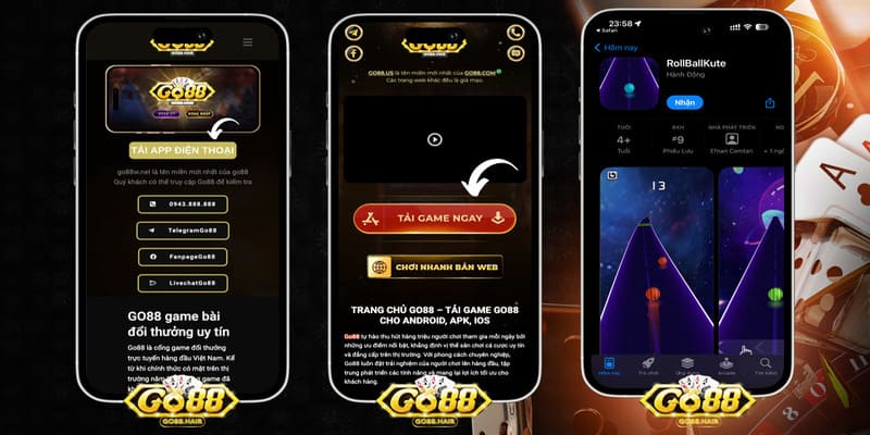 ứng dụng Go88 Các trò chơi hấp dẫn trên ứng dụng Go88