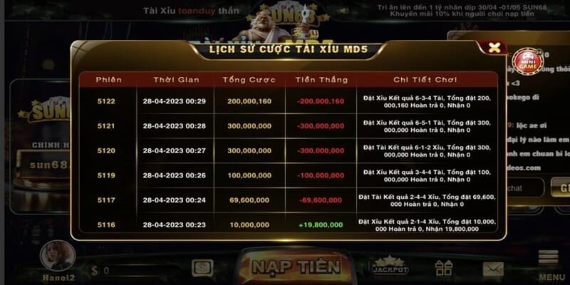 Tài xỉu không thua Tài xỉu không thua